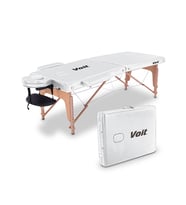 Voit 55003 Katlanabilir Masaj Masası Çantalı, Kılıflı, Beyaz