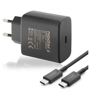 Type-c Pd Hızlı Şarj Seti 45W Type-c Adaptörlü 1 M Pvc Kablolu Siyah ND1007