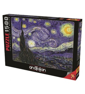 Anatolian 1500 Parça Yıldızlı Gece Puzzle - Vincent Van Gogh
