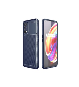 Realme 7 Pro Uyumlu Kılıf Zore Negro Silikon Kapak (Lacivert)