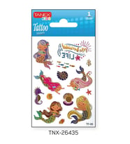Tanex 7,5x10,5mm Deniz Kızı Mini Tatoo Etiket TNX-26435
