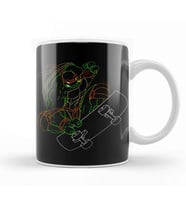 Ninja Turtles Neon 90's Ninja Turtle Michelangelo Kupa Bardak Porselen