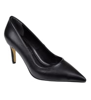 Pullman 8 Cm İnce Topuk Kadın Stiletto PL-89GV SİYAH CİLT