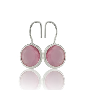 Kadir Jewellery Gümüş Kaplama Kadın Taşlı Küpe -El İşçiliği Ve Hipoalerjenik Küpe