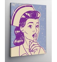 Kanvas Tablo Pin Up Hemşire