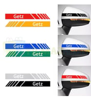 Hyundai Getz Yan Dikiz Ayna Şerit Oto Sticker Etiket Yapıştırma Çıkartma 3 Çift ( 20 X 2 Cm Ölçü )