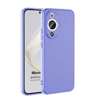 Microsonic Huawei Nova 12S Kılıf Groovy Soft Lila (Lila)