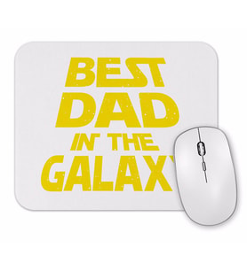 Best Dad İn The Galaxy Mouse Pad