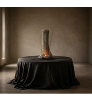 El Yapımı Dekoratif Vazo Doğal Kaya Görünümlü Mumluk ve Aksesuar Standı Modern Ev Dekorasyon Aksesuarı Grotto No:3