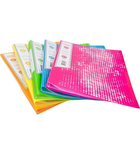 NOKİ 64120-N SUNUM DOSYASI A4 NEON PEMBE 20Lİ