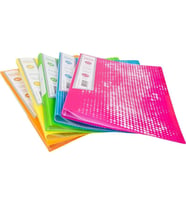 NOKİ 64120-N SUNUM DOSYASI A4 NEON PEMBE 20Lİ