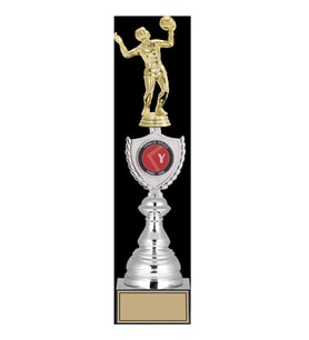 ODAK KUPA - Figürlü Kupalar - Voleybol Kadın Figürlü Kupalar FG-035 B - 41 cm