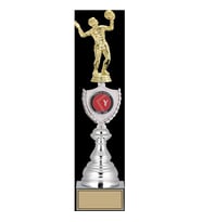 ODAK KUPA - Figürlü Kupalar - Voleybol Kadın Figürlü Kupalar FG-035 B - 41 cm