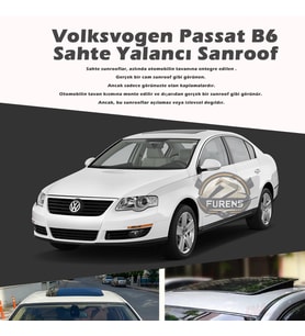 Wv Passat B6 Parlak Siyah Yalancı Çakma Sahte Sunroof