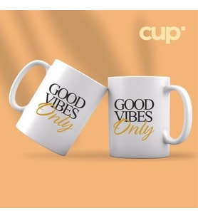 Good Vibes Only Kupa Bardak (Çok Renkli)