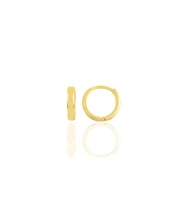 Gümüş altın yaldızlı 10 mm halka küpe Tragus Piercing Helix Kıkırdak Küpesi SGTL11754GOLD