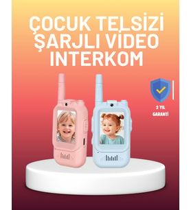 Northcity Ekranlı Walkie Talkie - Ses ve Görüntü Destekli Video İnterkom Oyuncağı