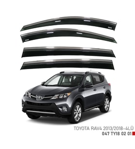 Toyota Rav-4 Kromlu Cam Rüzgarlığı Niken 2013-2018 Arası
