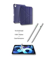 iPad A16 11. ve 10. Nesil ile Uyumlu A3355 A2757 Premium 3’lü Tablet Aksesuar Seti