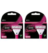Wilkinson Sword Quattro Kadın Tıraş Bıçağı Yedek Başlık 2 Paket - 6 Adet