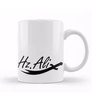 Hz Ali Alevi   Zülfikar  Kupa Bardak Porselen