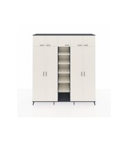 Hyperion Dolap 18 Raflı 9 Kapaklı 220x44x243 Antrasit-Aytaşı/Aytaşı