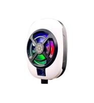 HADRON HDX4612 Manyetik Telefon Soğutucu Fan RGB Isı Göstergeli Beyaz