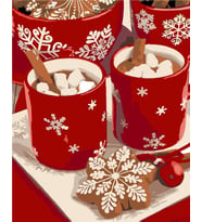 Marshmallow Sayılarla Boyama Seti 50x65 cm (Tuval Şasesine Gerili)