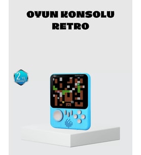 666 Oyunlu Mini Oyun Konsolu – 3.5" Lcd Ekran Çift Kişilik Oyun