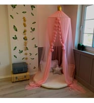 PEMBE CİBİNLİK BASİC TÜL SİNEKLİK