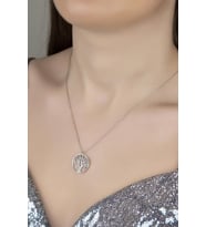 Union Zirconia Kadın Hayat Ağacı Gümüş Kolye