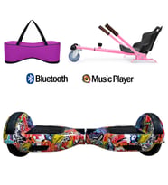 Citymate Elektrikli Kaykay Hoverboard Akıllı Denge 6.5 Inch + HoverKart + Çanta EXTREM PAKET D011