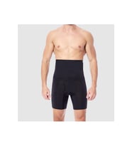 Mistirik Erkek Boxer Korse Bel İnceltici Ve Sıkılaştırıcı Erkek Boxer Göbek Düzleştirici Sıkılaştırıcı Yüksek Boxer Korse (Siyah)