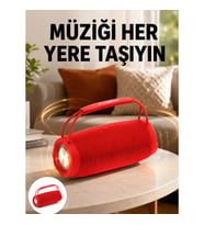 Mey İthalat® IPX6 Su Geçirmez Bluetooth 5.1 Taşınabilir Hoparlör Çift 10W Yeni Nesil