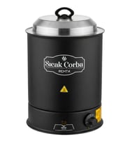 Remta CB22 Siyah Model Maksi Çorba Isıtıcı 13 Lt