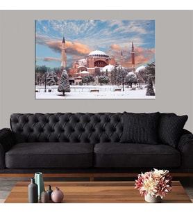 Miyrem Exclusive Serie"  Karlı Ayasofya Kanvas Tablo
