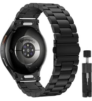Samsung ile Uyumlu Yeni Nesil Bağlantı Bakla Model 20mm Çelik Kordon Galaxy Watch 7/6/5/4 Serisi için Galaxy Watch 7 Kordon (40mm/44mm) Watch 6/4 Classic (47/43/42mm) Uyumlu