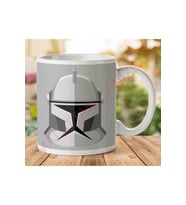 Star Wars Clone Trooper Phase 1 Episode II Attack of the Clones İki Tarafı Baskılı Kupa Bardak