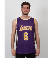 Los Angeles Lakers 6 LeBron James Basketbol Forma (Mor)