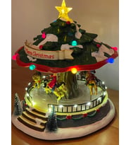 Işıklı, Hareketli, Müzikli, Noel Baba, yeni yıl, yılbaşı, atlı karınca, dönme dolap