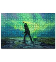 Cakapuzzle Gökyüzünü Boyayan Adam  Puzzle Yapboz MDF (Ahşap) (120 Parça)