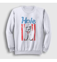 Presmono Unisex Beyaz Hole Müzik Courtney Love Sweatshirt 475497tt