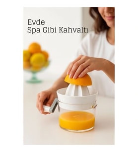 Mey İthalat® Manuel Kollu Narenciye Sıkacağı – 500 ml Kapasiteli, 17x12 cm, Pratik ve Dayanıklı