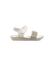 Beyaz Simli Ortopedik Kız Çocuk  Sandalet 24-408 P (Beyaz Simli)