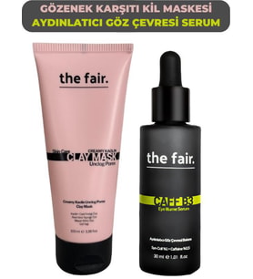 the fair. Kaolin Gözenek Karşıtı Kil Maskesi ve Leke Karşıtı Bakım Serumu