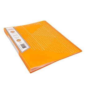 NOKİ 64160-N SUNUM DOSYASI A4 NEON TURUNCU 60LI