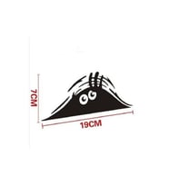 Meraklı Gözler Oto Sticker Siyah 19*7 Cm