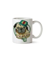 Pug Life Köpek Porselen Kupa Bardak