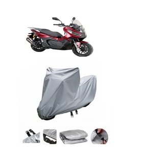 Kanuni Seha 150  Gri Motosiklet Brandası ARKA ÇANTA UYUMLU DEĞİLDİR