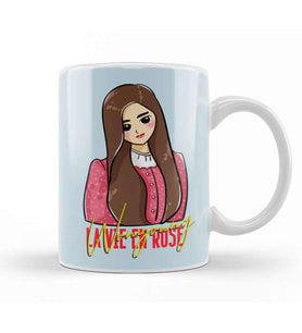 La Vie En Rose Jang Wonyoung 01 Kupa Bardak Porselen